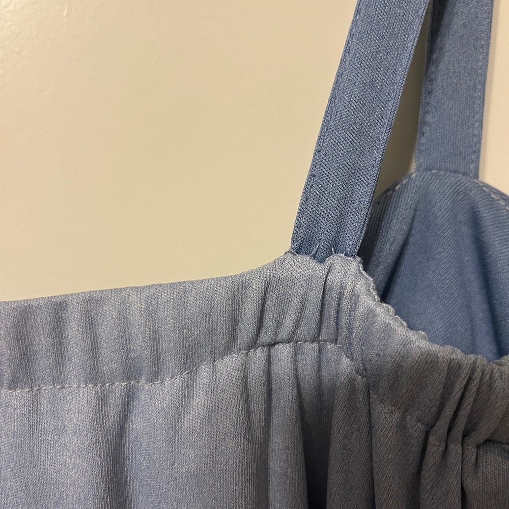 Stylish Blue Bow Dress - Picture 4 of 6